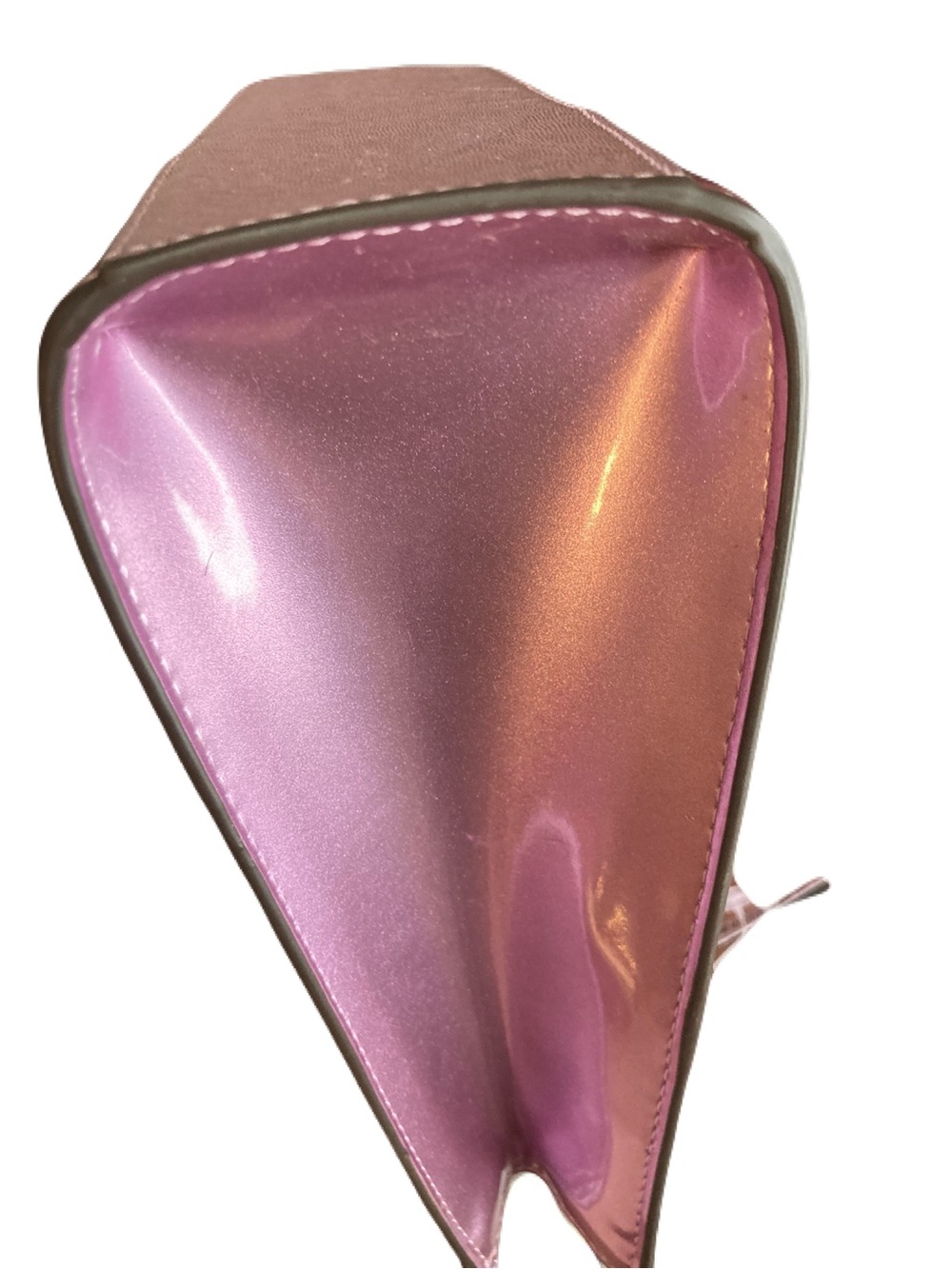 Kate Spade Kenzie Small Crossbody Tote Bag Quartz Pink Metallic Patent K1956 NWT - Picture 8 of 12